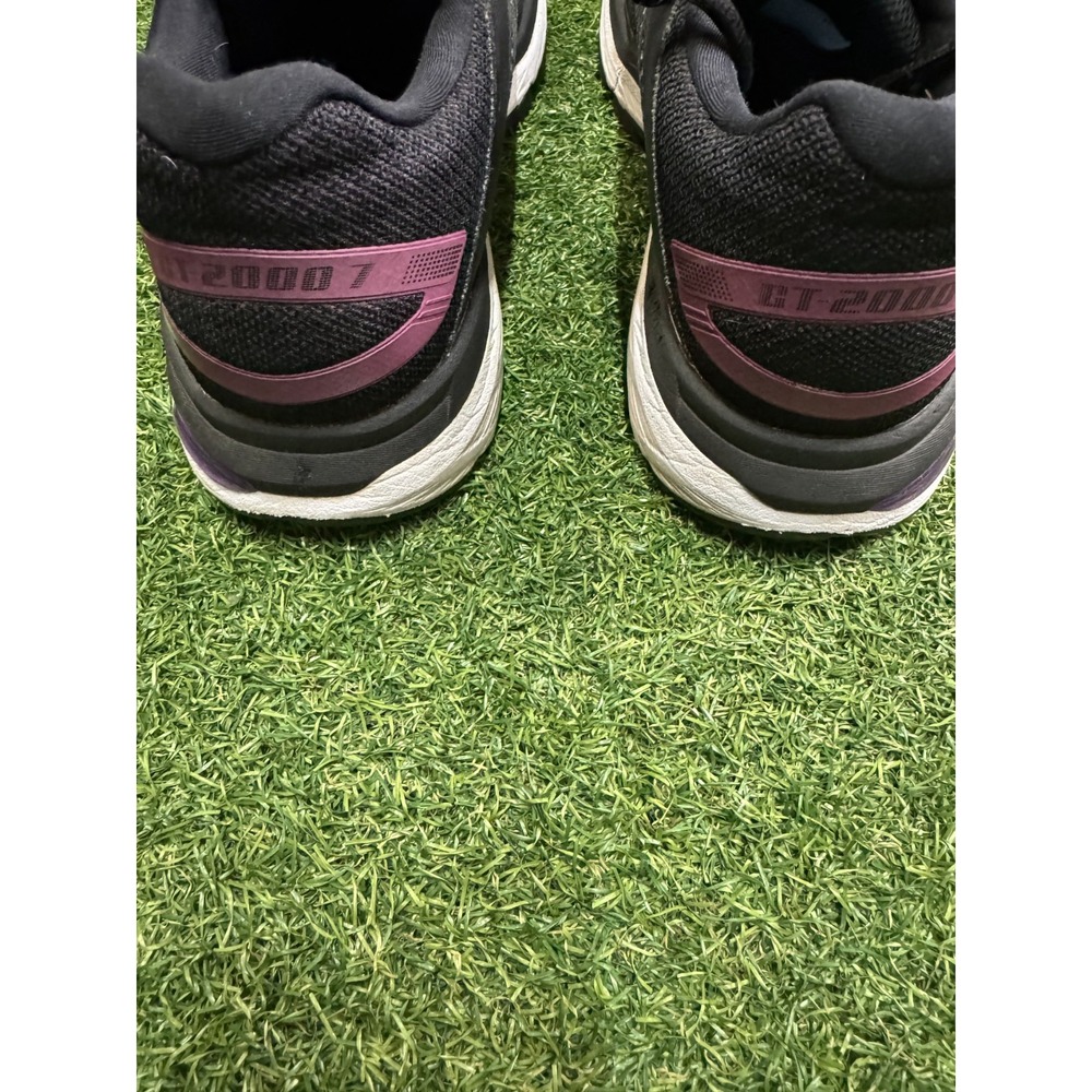 Asics GT-2000 7 1012A147 Womens 8.5 Running Shoes Black Lace Up Athletic Sneaker - Picture 5 of 6